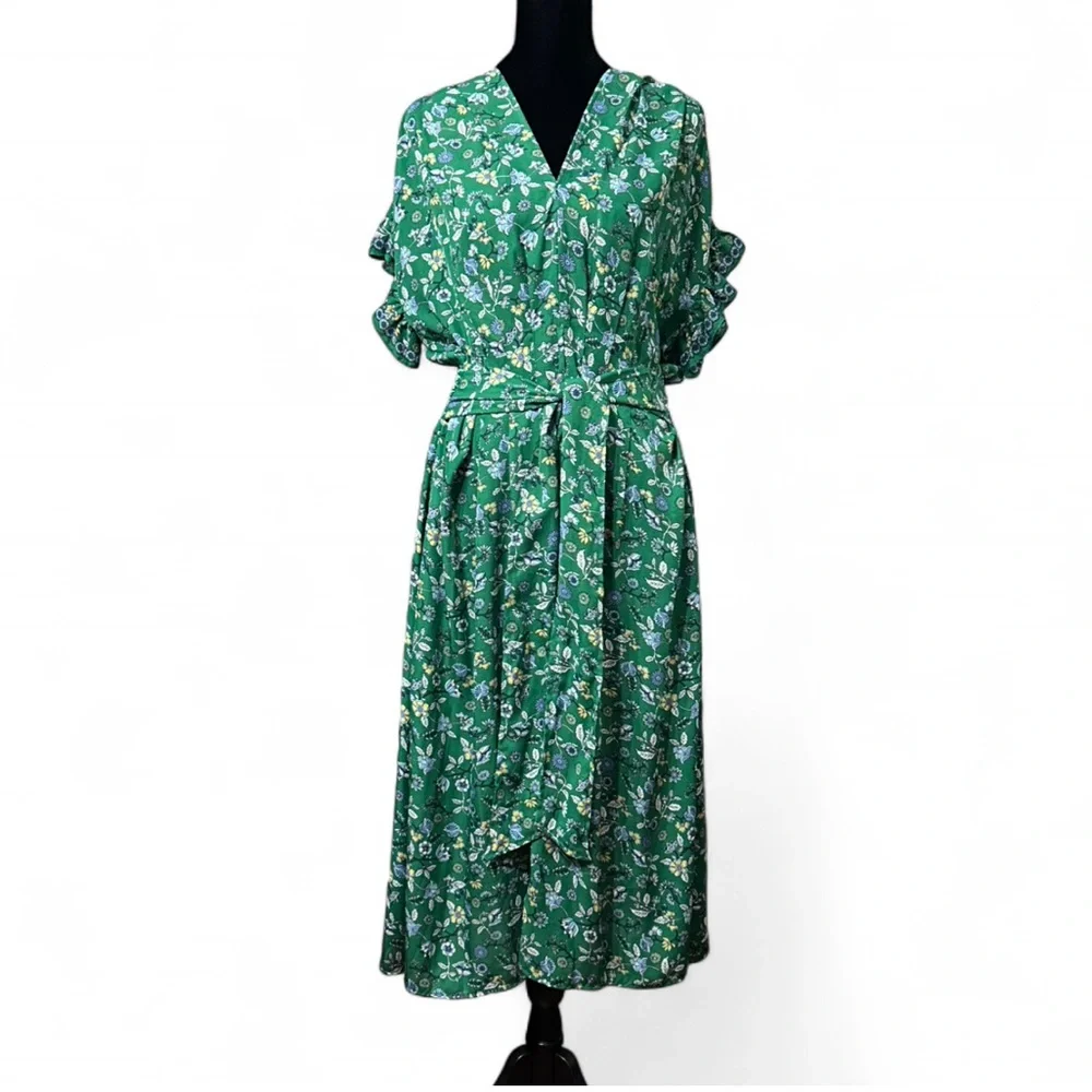 plaid pleated dress RACHEL RILEY~ Chrck plaid pleated dress